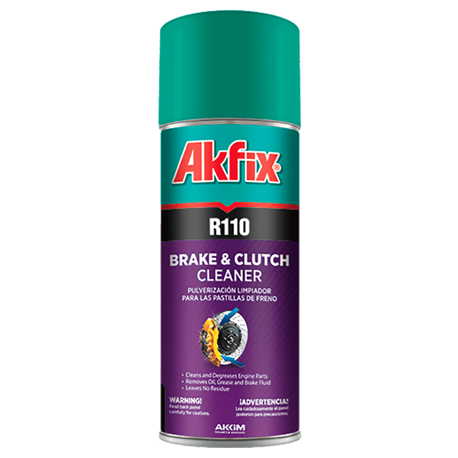 Akfix R110 Очиститель тормозных колодок и сцепления, 400мл. (12)