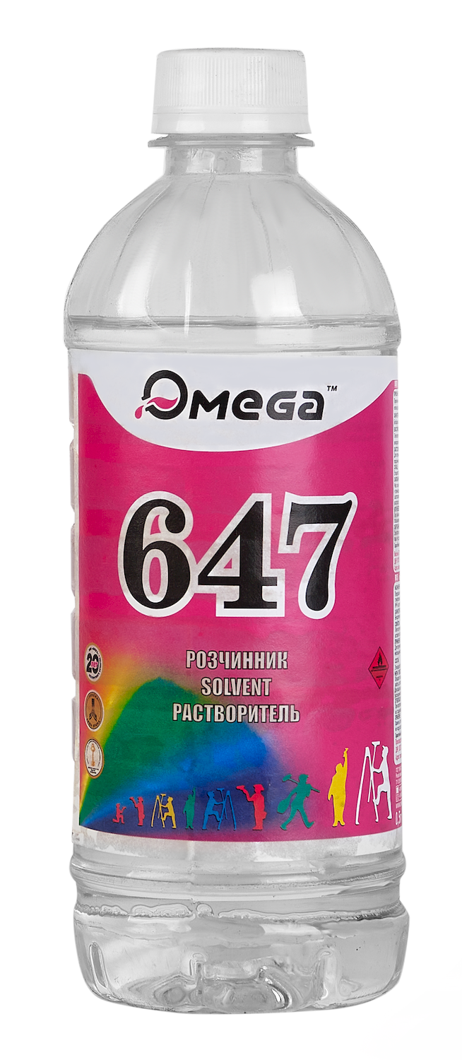 Растворитель Р-647 1,0л (770 гр) Омега (12)