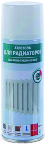 Краска для радиаторов термостойкая Veslee, БЕЛЫЙ, 520мл, 270гр (12)